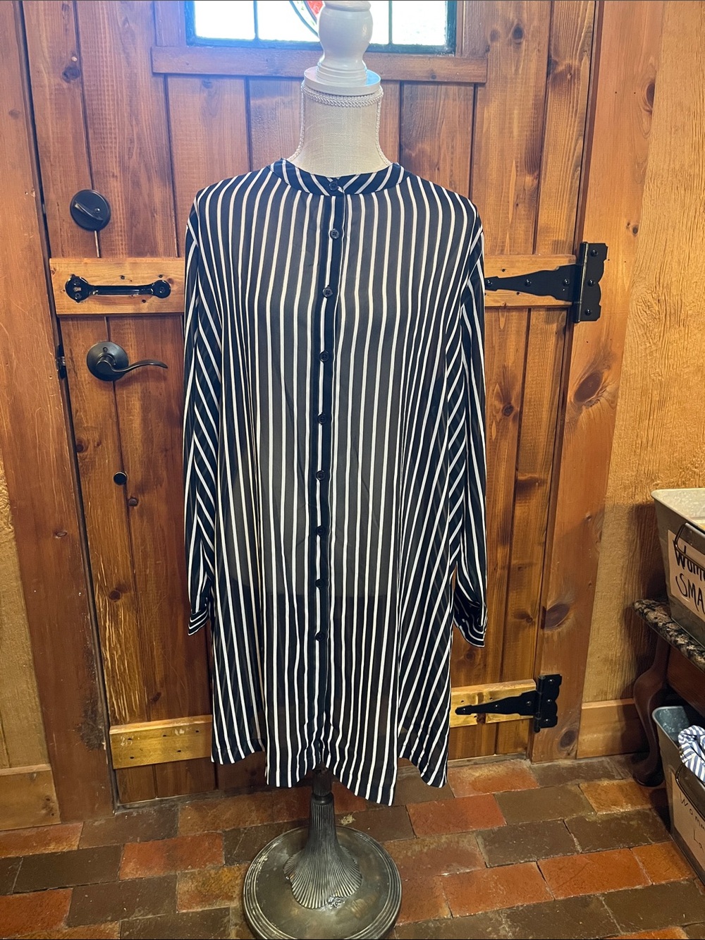 WOMEN 20W TUNIC TOP Jessica London. Long sleeve. 1033.
